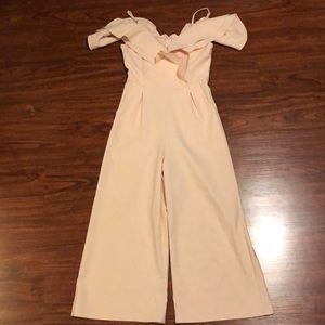 Light pink jumpsuit (WORN ONCE!)